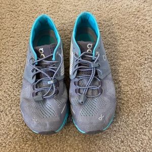 On cloud running shoes